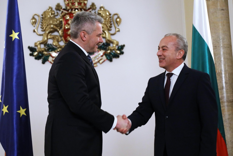 Среща на министър-председателя Гълъб Донев и австрийския канцлер Карл Нехамер